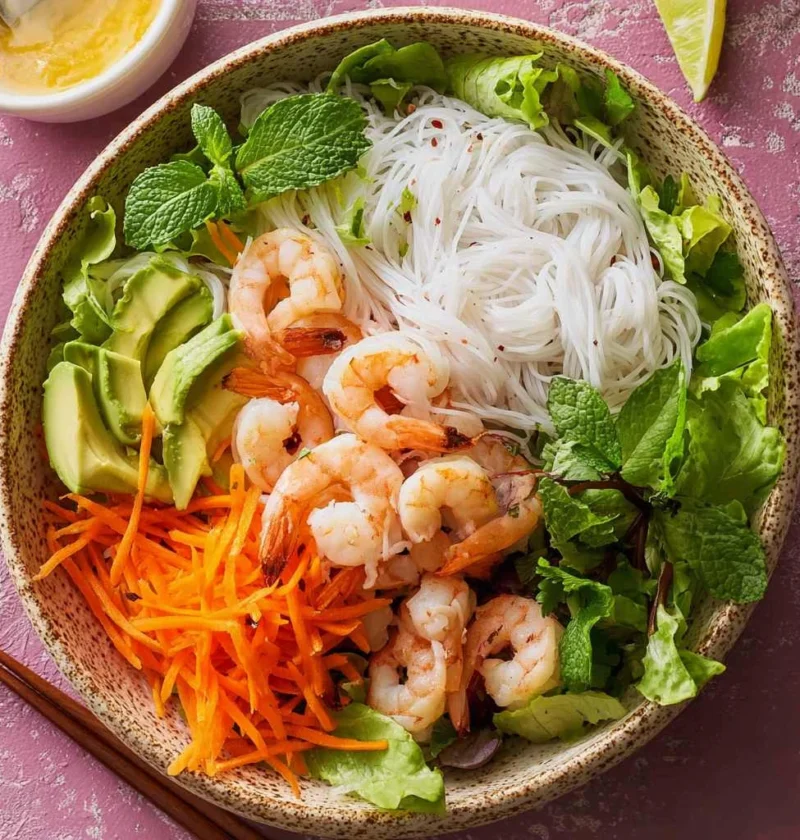Shrimp Spring Roll Bowl