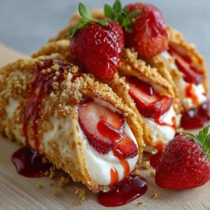 Strawberry Crunch Cheesecake Tacos: My Unlikely Dessert Obsession