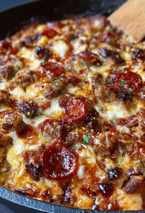 Hot Honey Smoked Pizza Dip