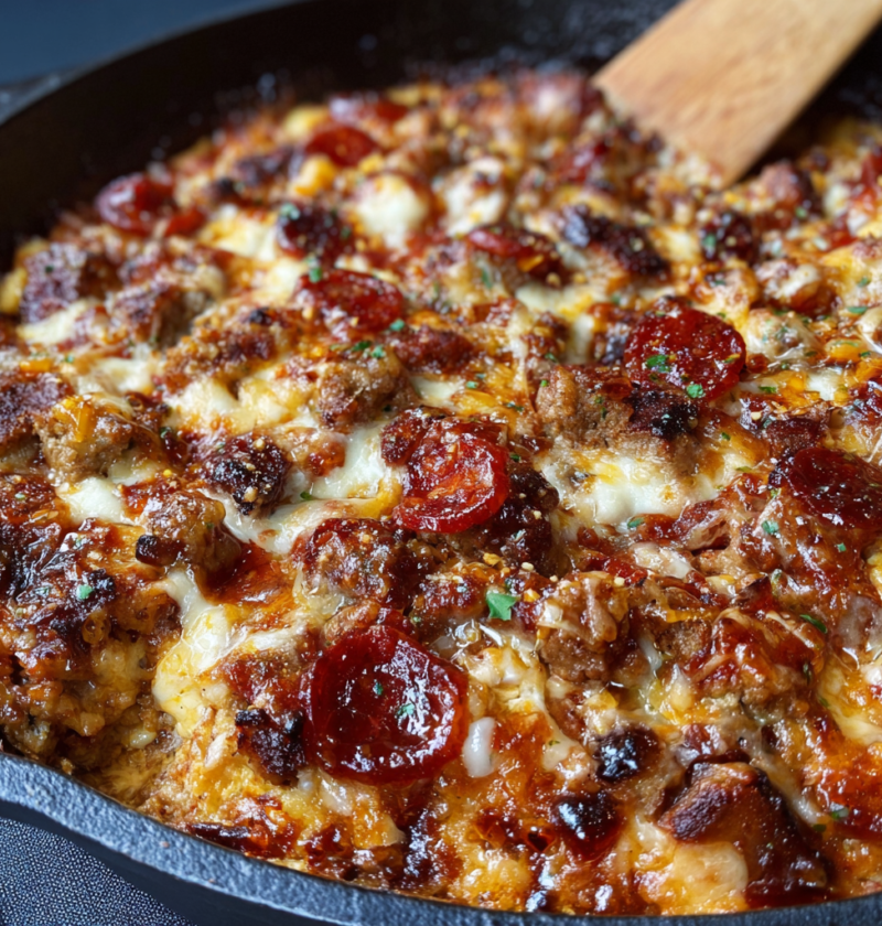 Hot Honey Smoked Pizza Dip