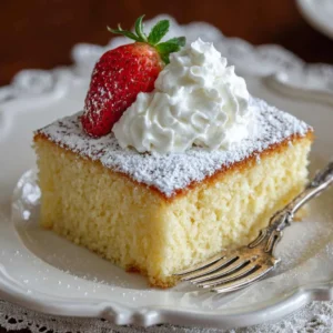 Vintage Hot Milk Cake