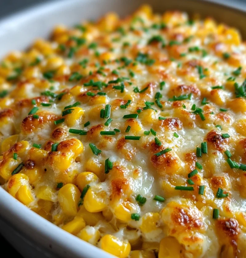 White Cheddar Baked Corn