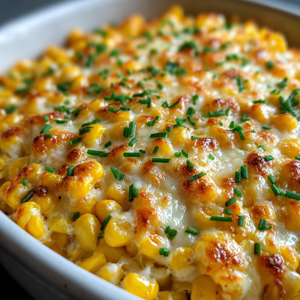 White Cheddar Baked Corn
