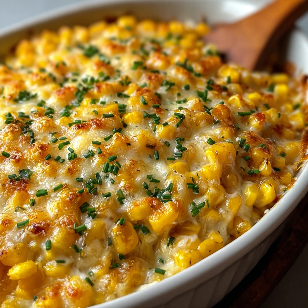 White Cheddar Baked Corn