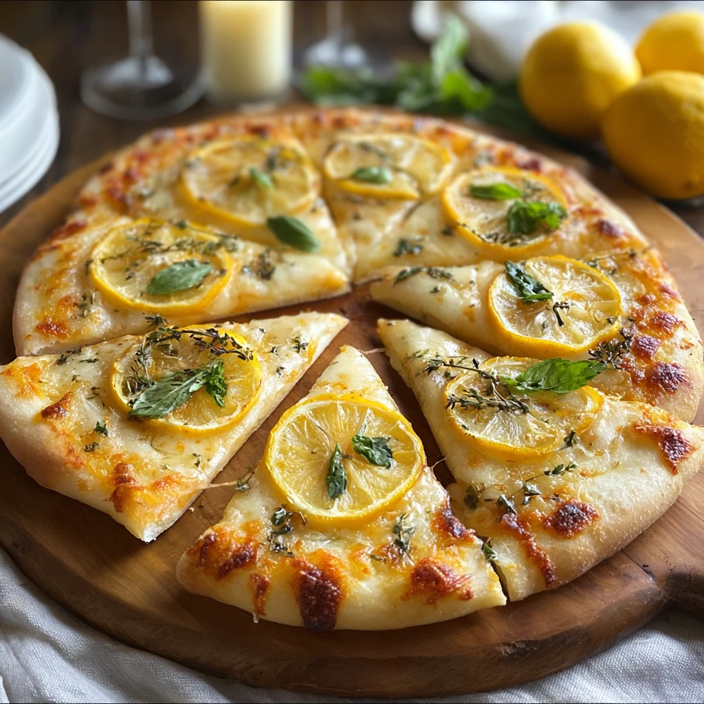Bright and Zesty Lemon Pizza for a Fresh Twist on Dinner