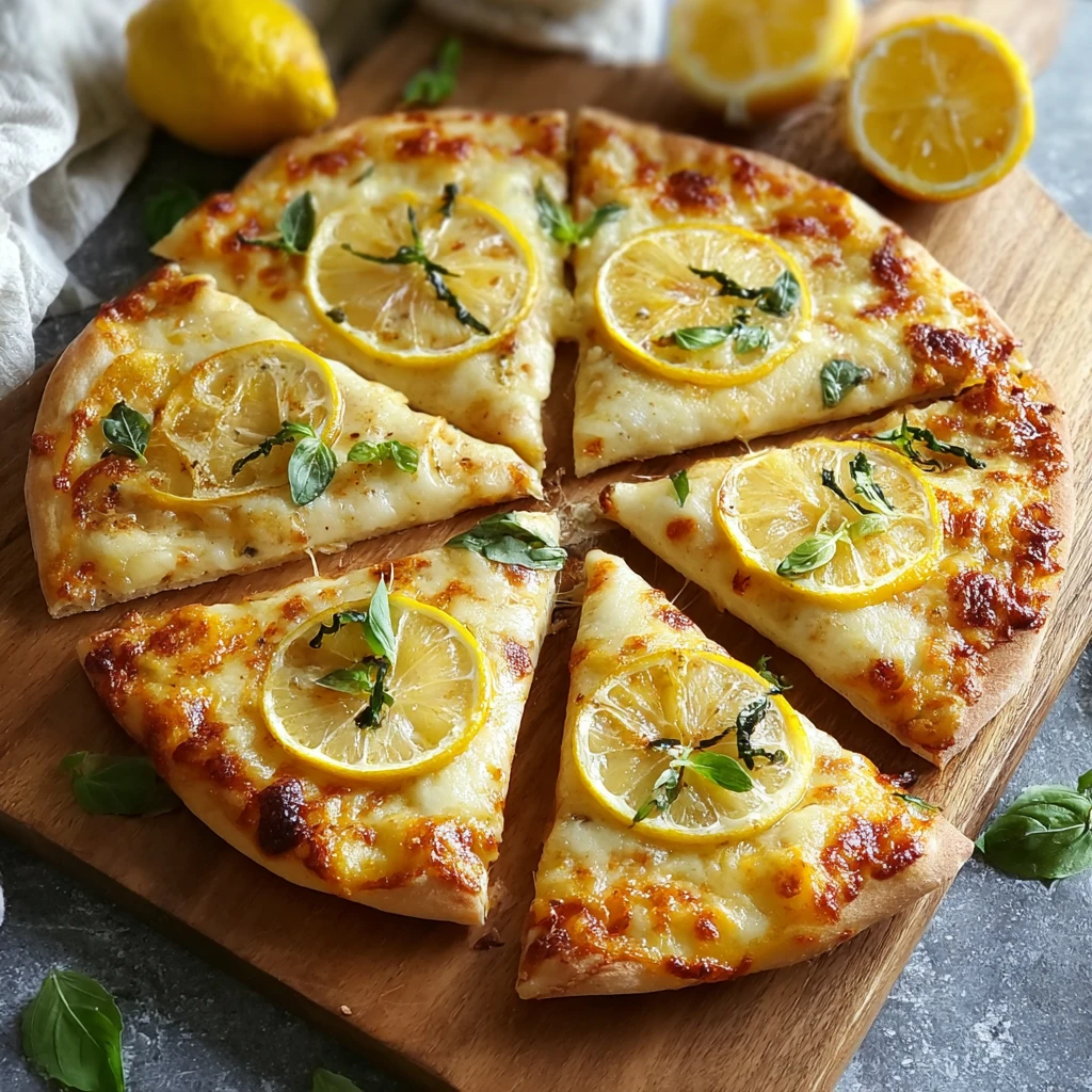 Bright Zesty Lemon Pizza Fresh Twist Dinner