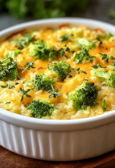 Broccoli Cheese Rice Casserole Cozy Comfort Any Night