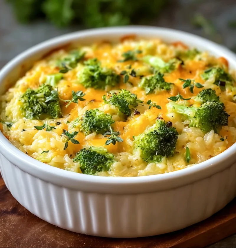 Broccoli Cheese Rice Casserole Cozy Comfort Any Night