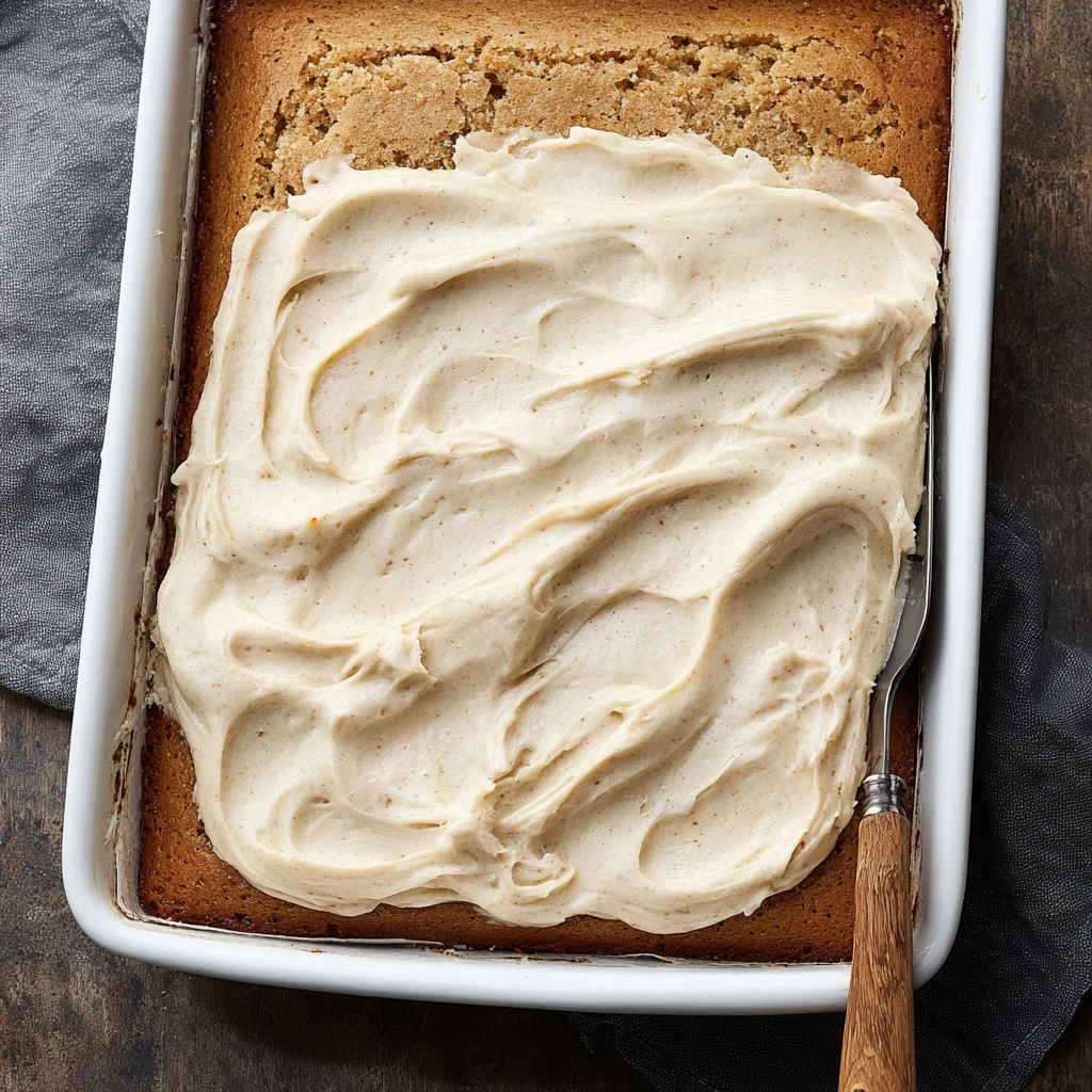 Browned Butter Banana Bars Frosting