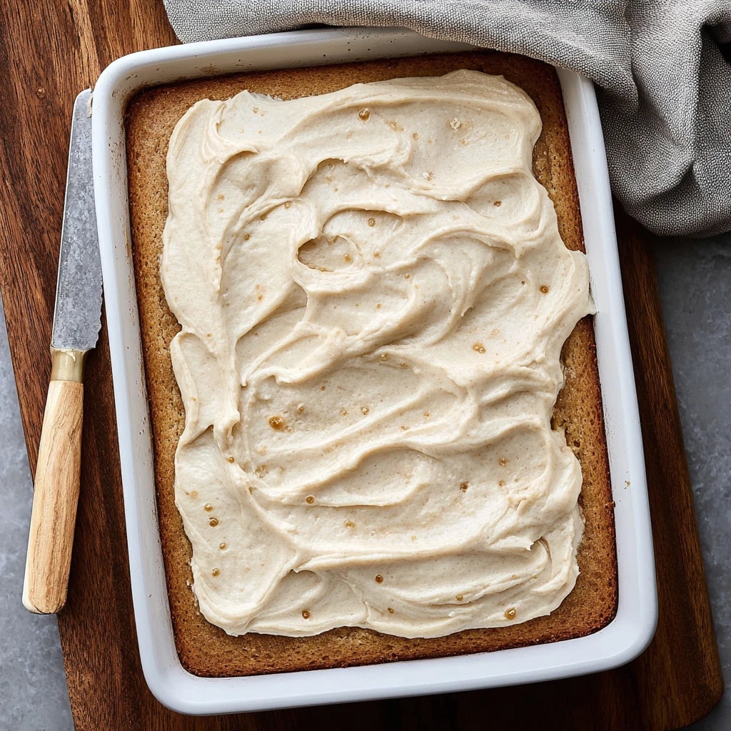 Browned Butter Banana Bars Frosting
