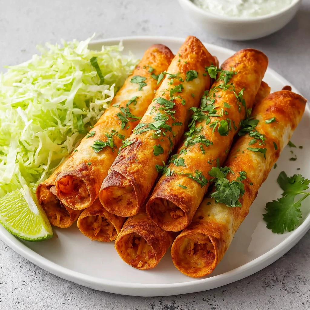 Buffalo Chicken Taquitos