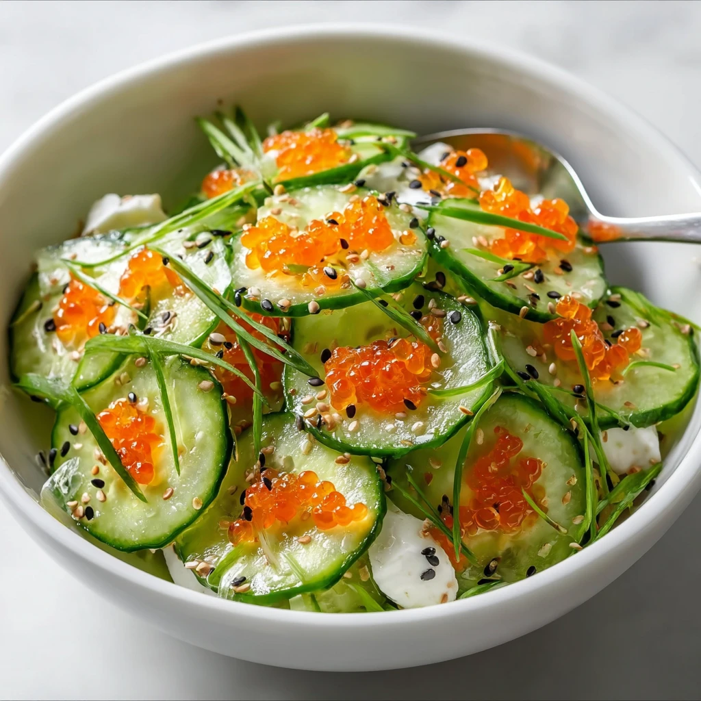 California Roll Cucumber Salad Refreshing Nocook Delight Recipe