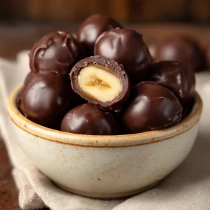 Chocolate Banana Peanut Butter Bites