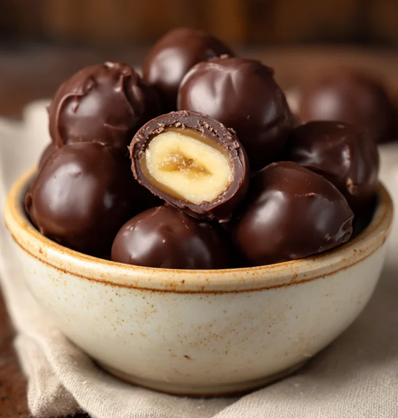 Chocolate Banana Peanut Butter Bites