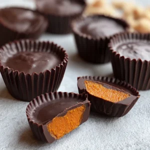 Chocolate Pumpkin Butter Cups