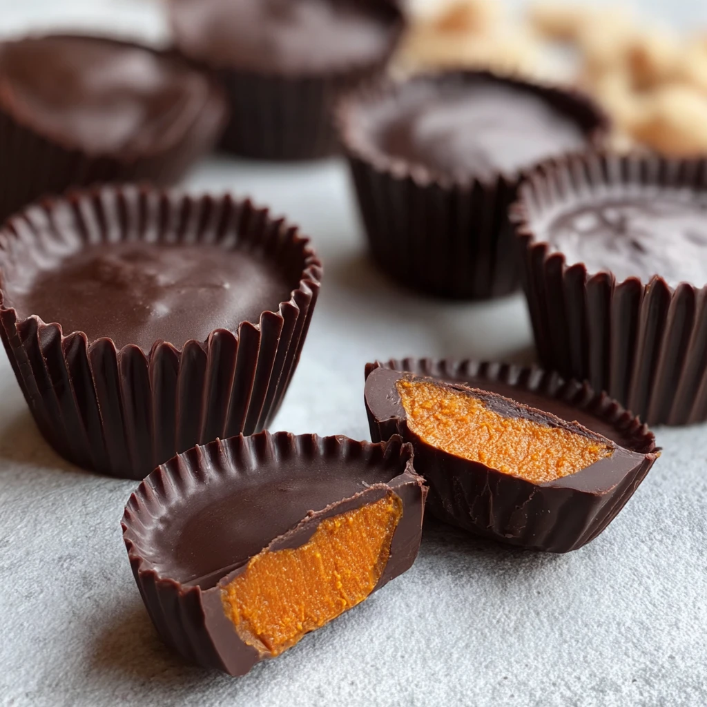Chocolate Pumpkin Butter Cups