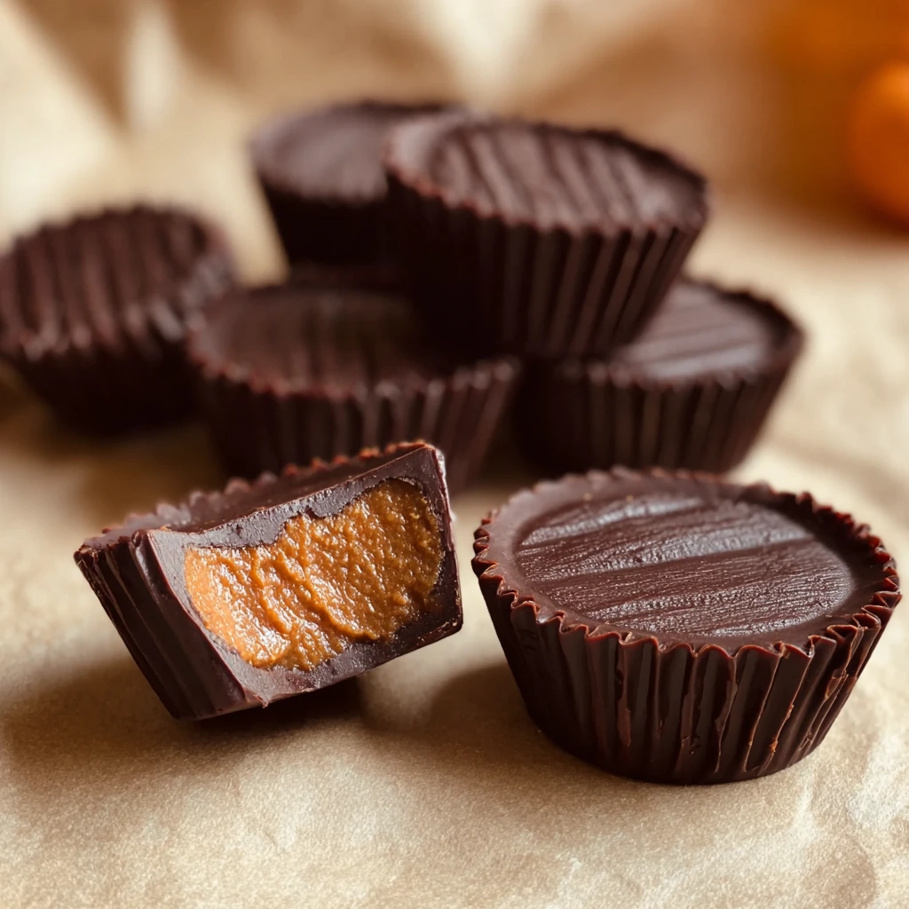 Chocolate Pumpkin Butter Cups