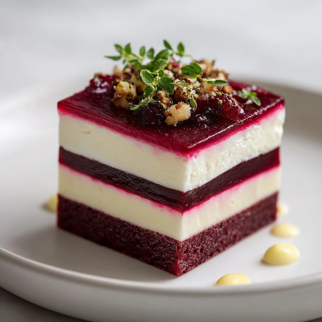 Colorful Beetroot and Goat’s Cheese Terrine for Effortless Elegance Recipe
