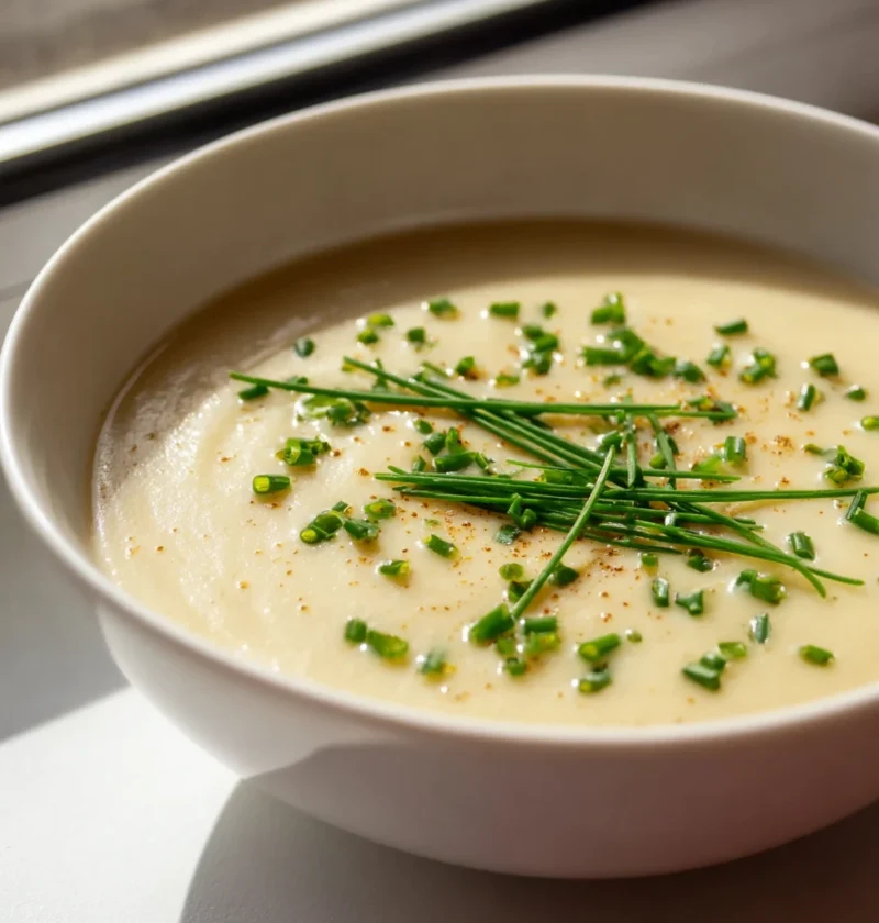 Creamy Garlic Potato Leek Soup Comfort Bowl