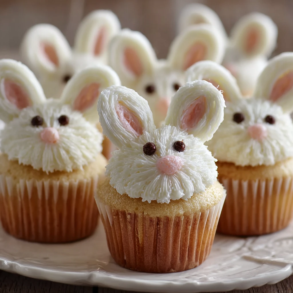 Easter Bunny Cupcakes Irresistibly Creamy Delights
