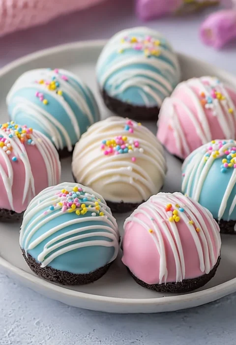 Easter Egg Oreo Cookie Balls Nobake Delight Spring