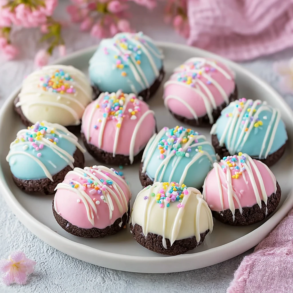 Easter Egg Oreo Cookie Balls Nobake Delight Spring