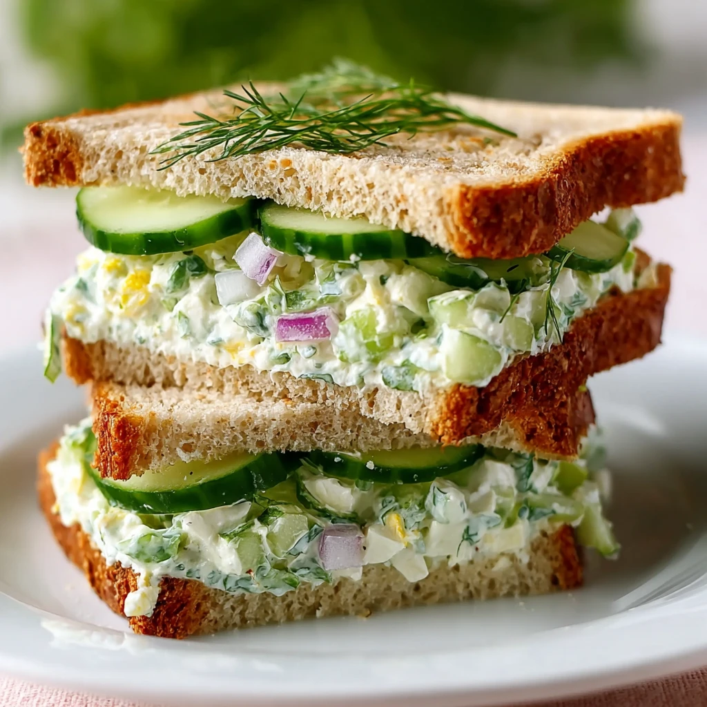 Cucumber Salad Sandwiches Steps Fresh Lunch