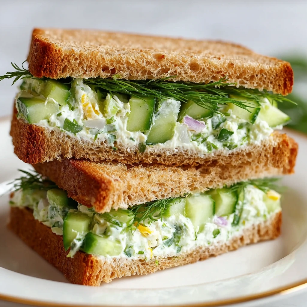 Cucumber Salad Sandwiches Steps Fresh Lunch