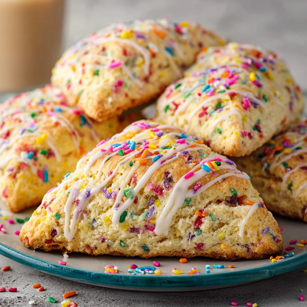 Funfetti Cake Mix Scones Bake Sweet Surprise Today
