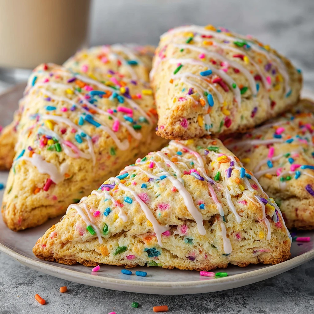 Funfetti Cake Mix Scones Bake Sweet Surprise Today