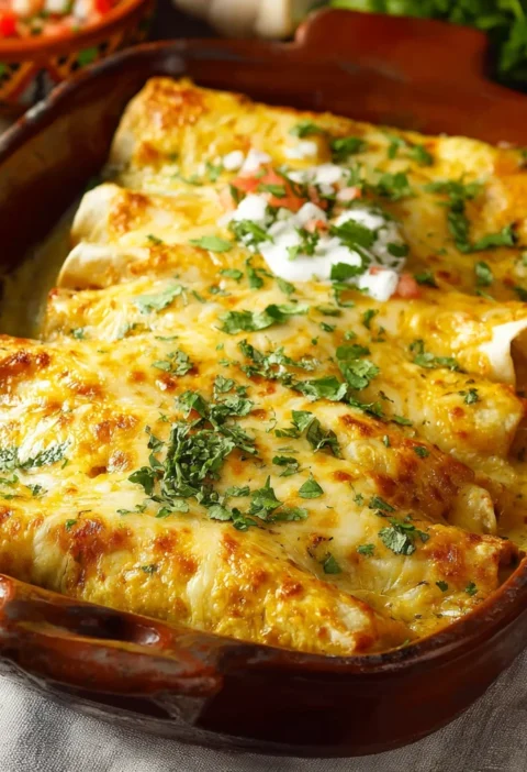 Green Chile Chicken Enchiladas Irresistibly Comforting Homemade