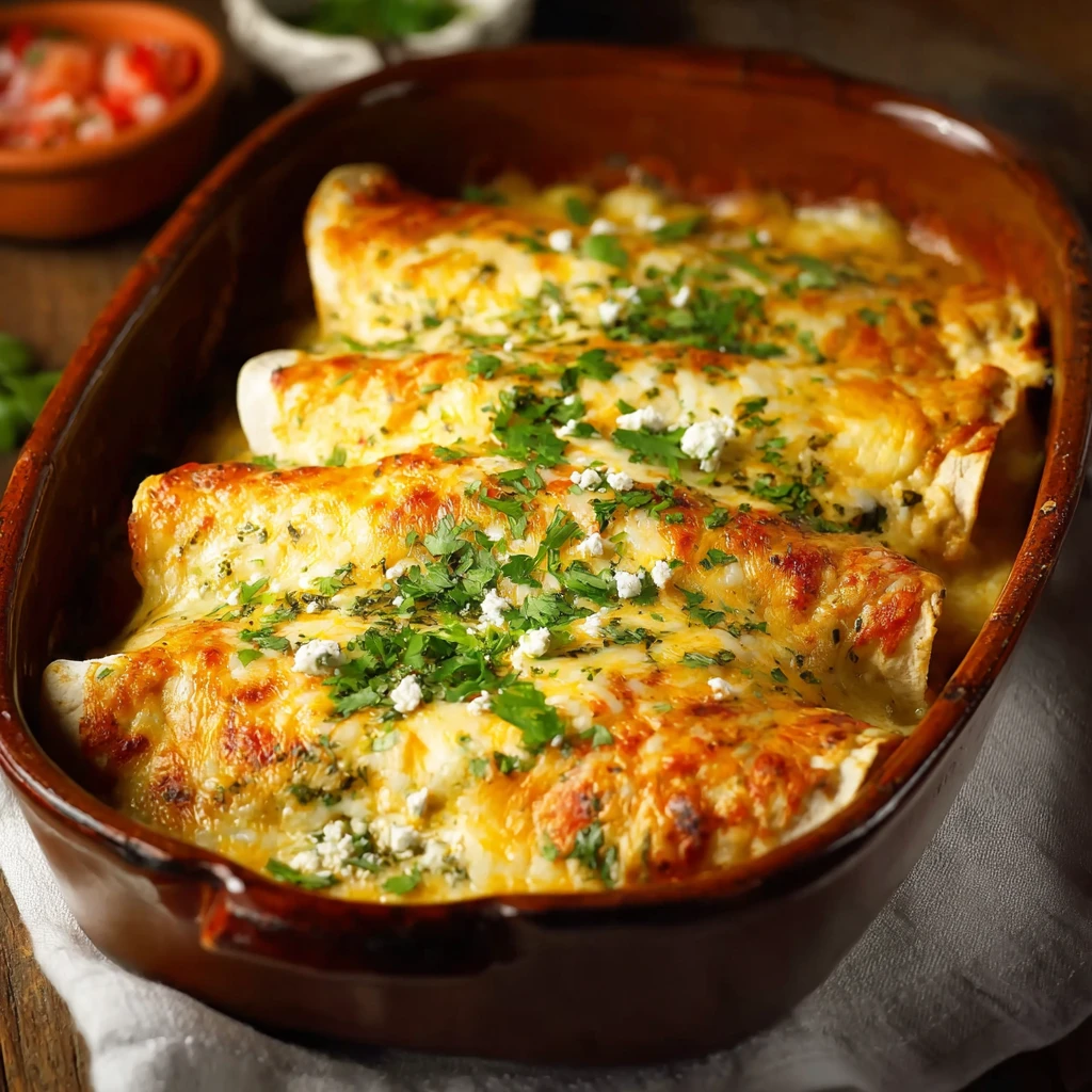 Green Chile Chicken Enchiladas Irresistibly Comforting Homemade