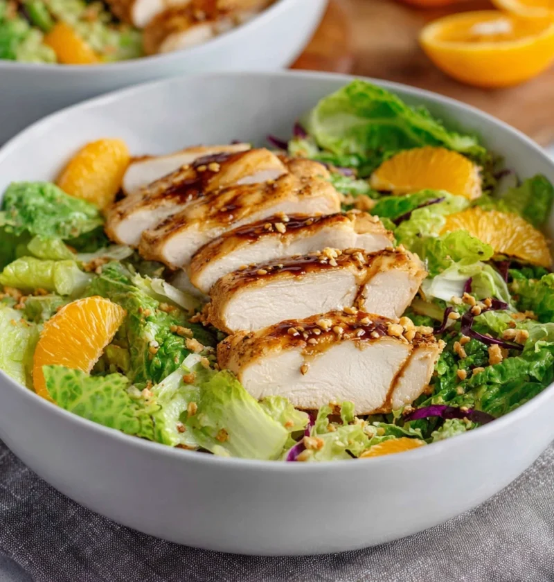 High Protein Asian Chicken Salad