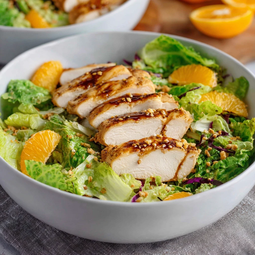 High Protein Asian Chicken Salad