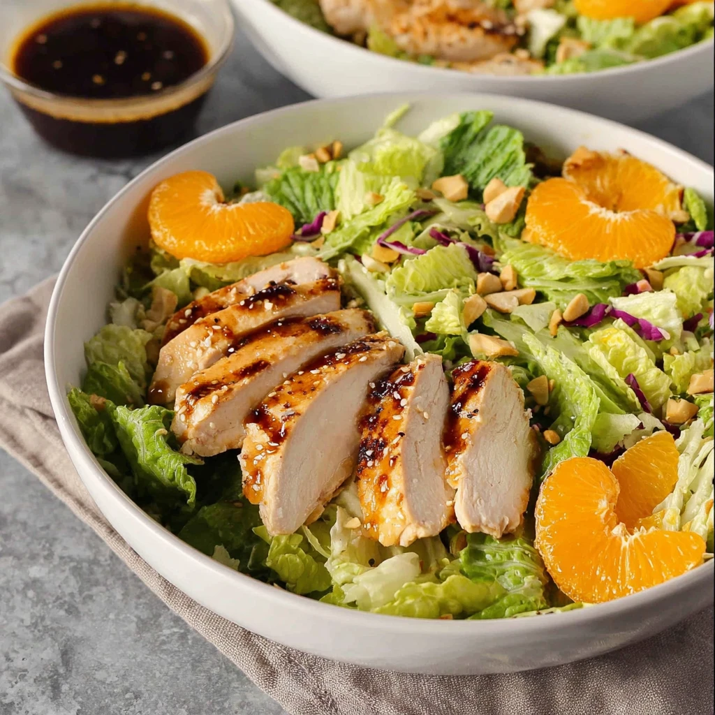 High Protein Asian Chicken Salad