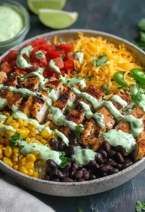 High Protein Southwest Chicken Bowls