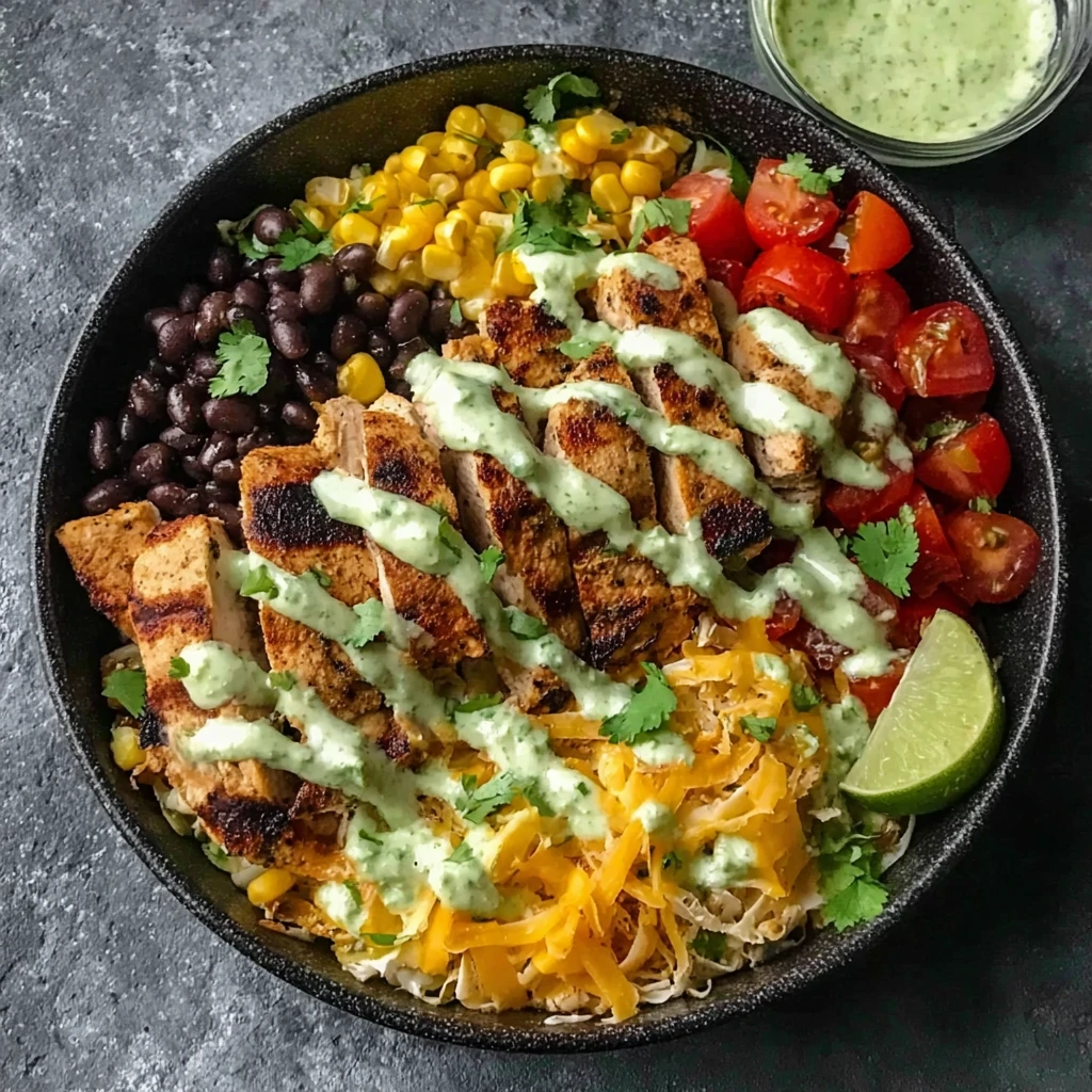 High Protein Southwest Chicken Bowls