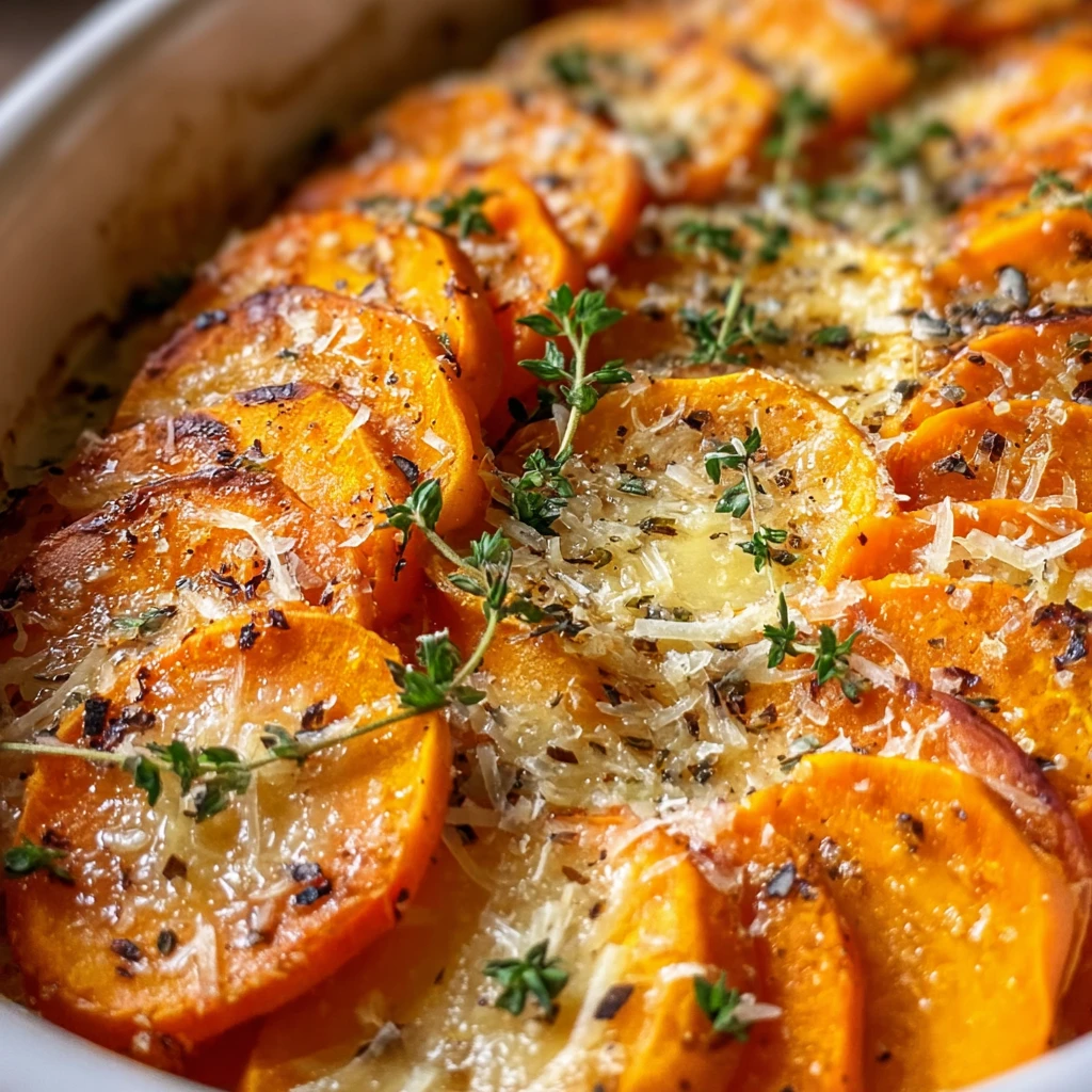 Homemade Garlic Butter Sweet Potato Bake – wineandcookie