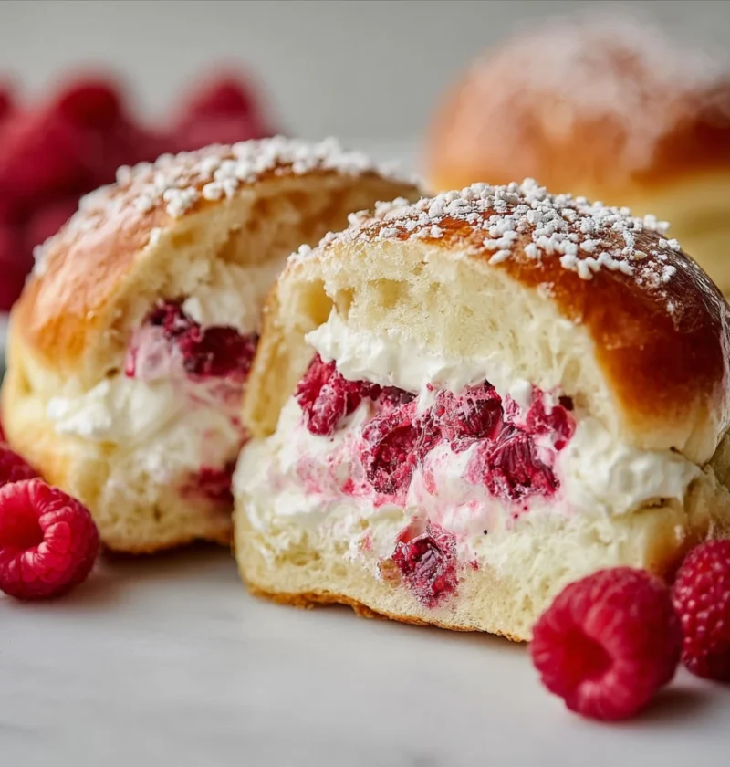 Irresistible Raspberry Cream Maritozzi Buns Recipe