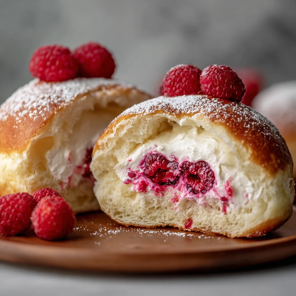 Irresistible Raspberry Cream Maritozzi Buns Recipe