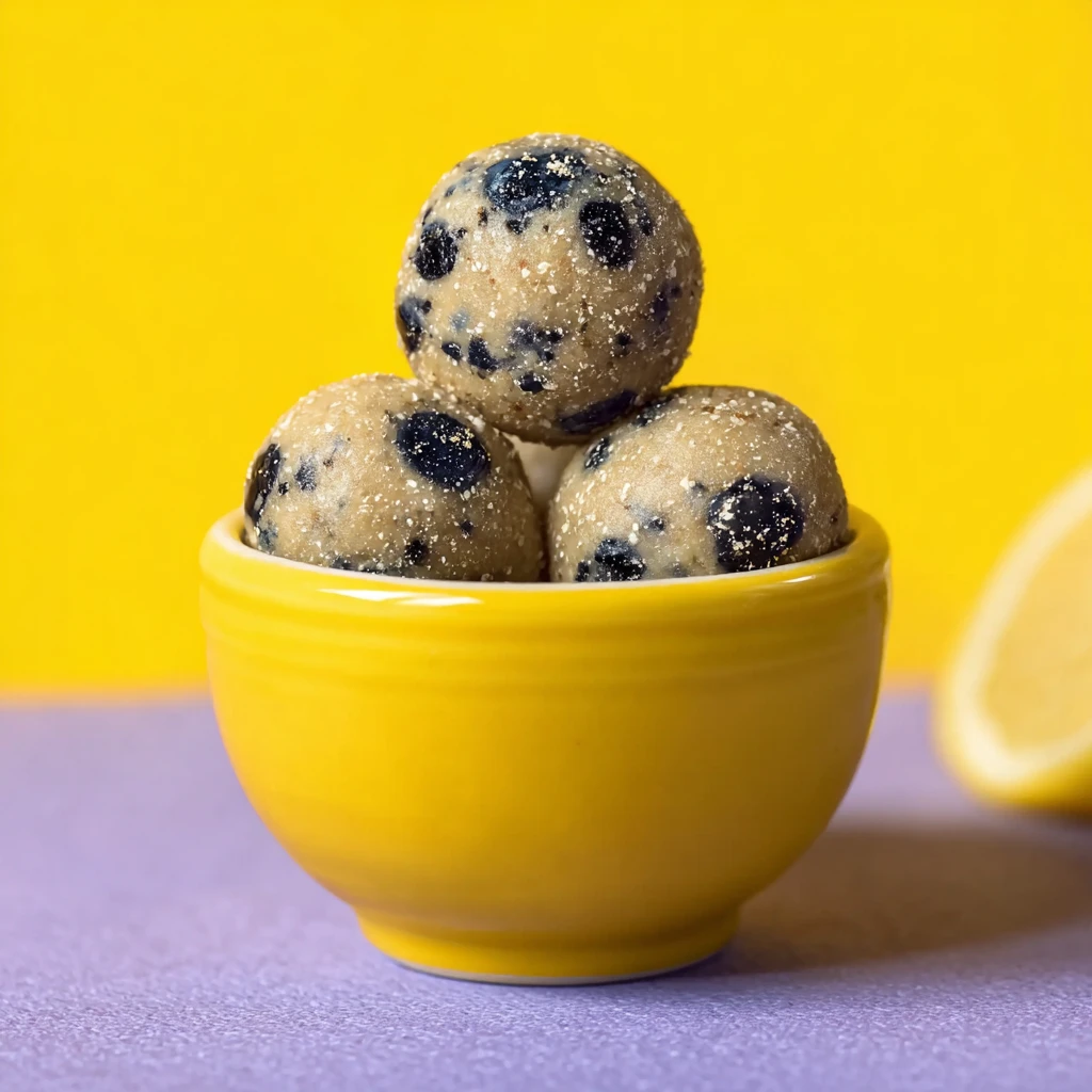Lemon Blueberry Energy Bites: Irresistibly Easy & Nutritious
