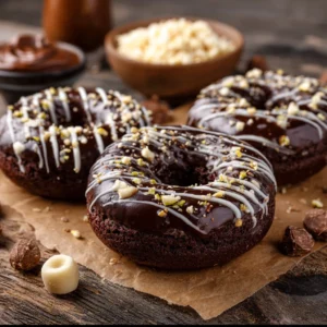 Let’s make delicious and healthy Chocolate Donuts at home