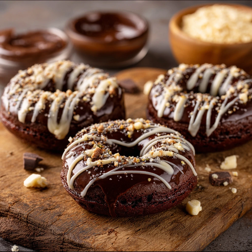 Lets Make Delicious Healthy Chocolate Donuts Home