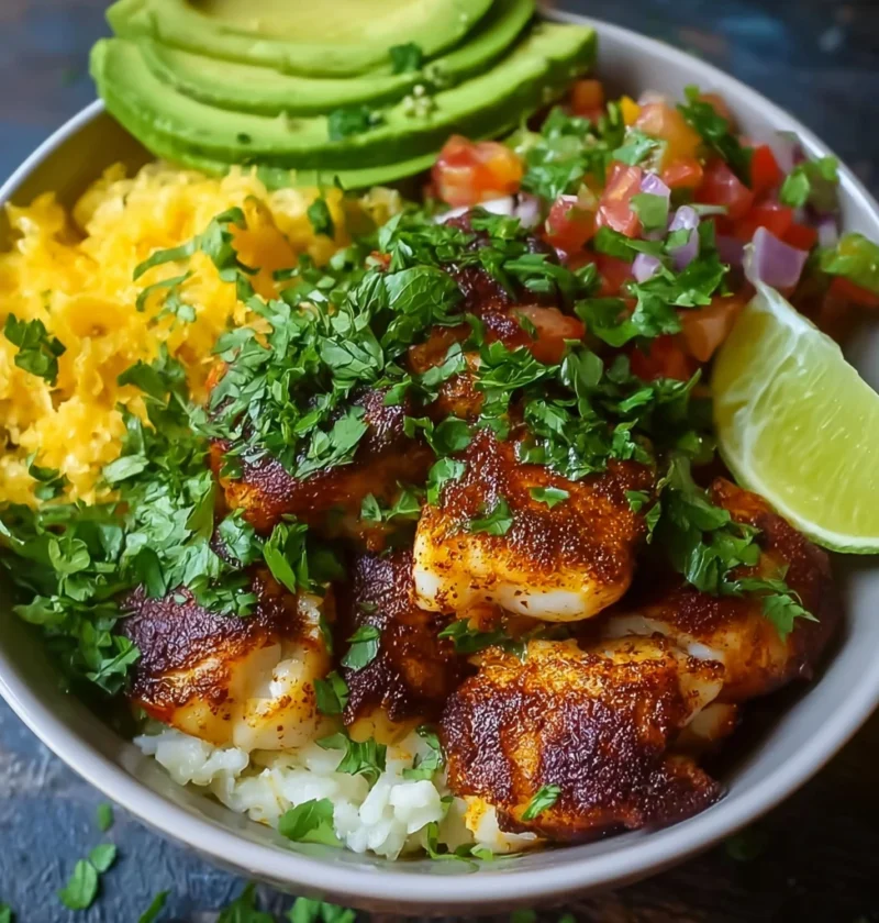 Lowcarb Fish Taco Bowls
