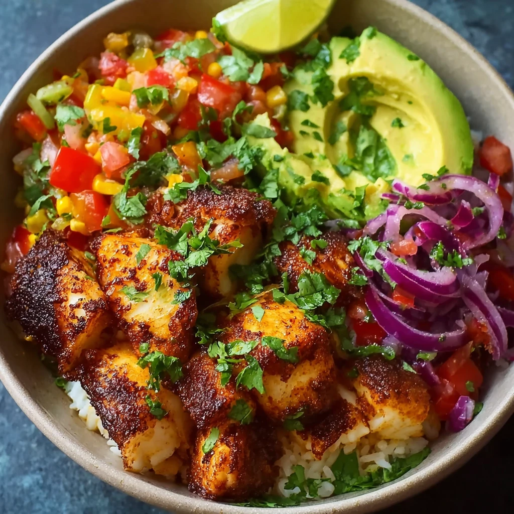 Lowcarb Fish Taco Bowls