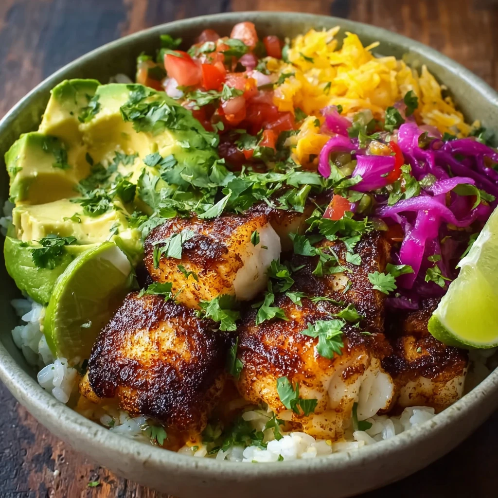 Lowcarb Fish Taco Bowls