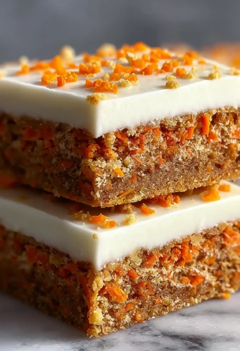 Sugar Cottage Cheese Carrot Cake Bars Guiltfree Indulgence