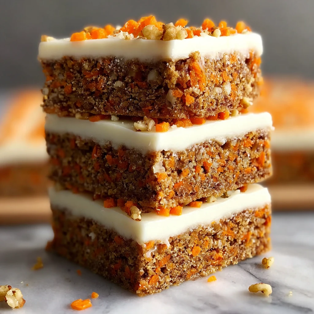 Sugar Cottage Cheese Carrot Cake Bars Guiltfree Indulgence