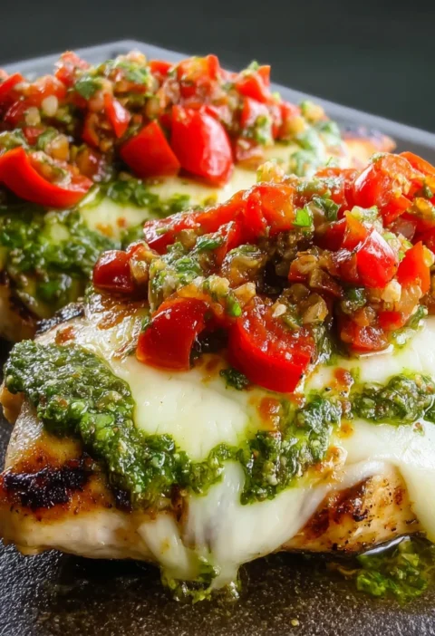 Pesto Bruschetta Chicken