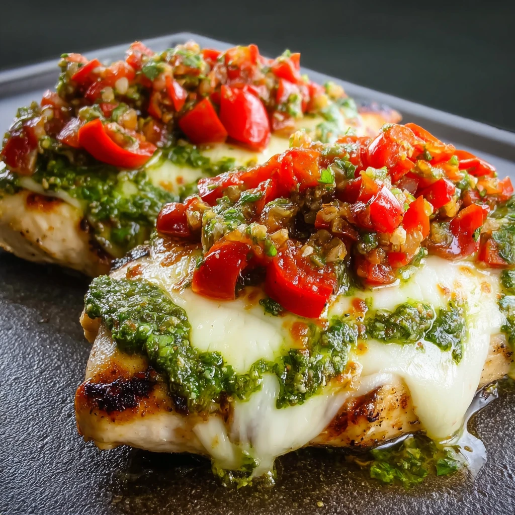 Pesto Bruschetta Chicken
